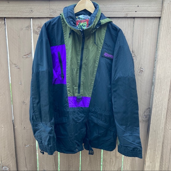 Vintage Jackets & Coats Vintage Kemper Color Block Windbreaker Ski Jacket Poshmark